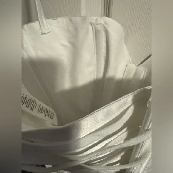 SKIMS  Woven Shine Corset Mini Dress Small - Picture 11 of 13